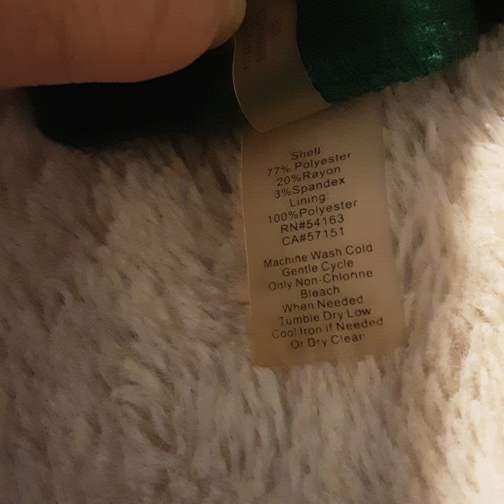 Ellen Tracy Forest Green Long Sleeve Dress Size 14. - Picture 5 of 12